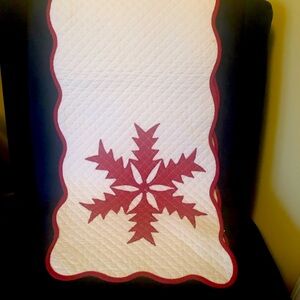 ❄️ Snowflake table runner. 69 “ long ❄️